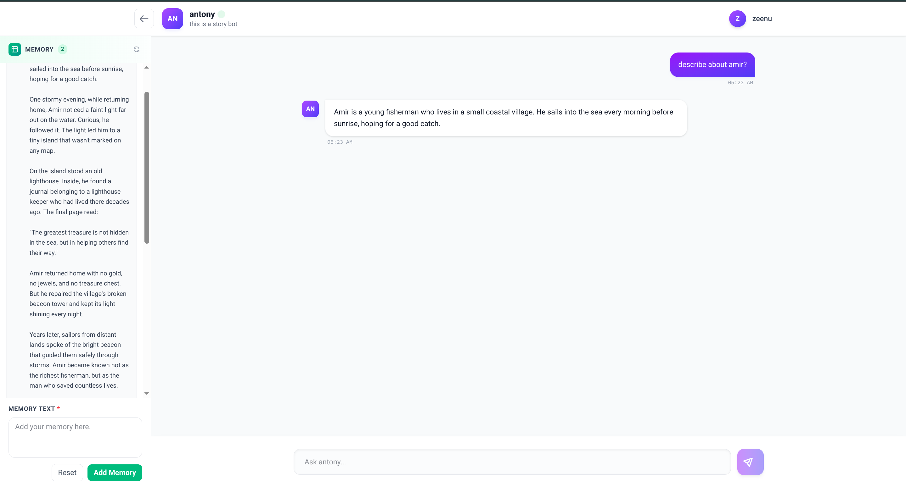Bot Conversation